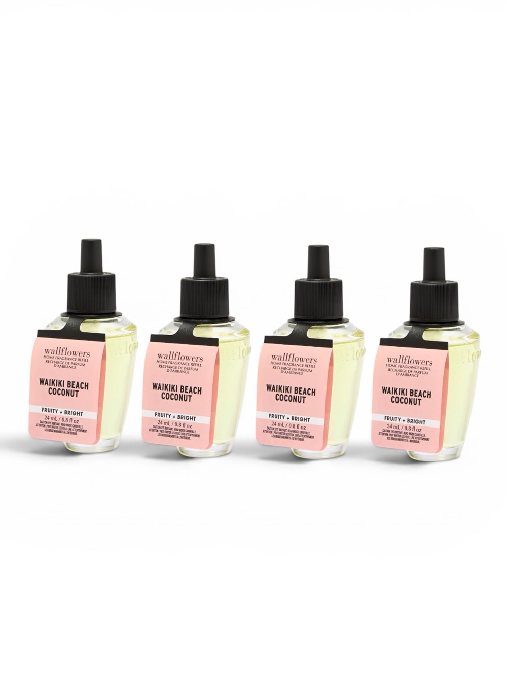 4X WAIKIKI BEACH COCONUT Bath & Body Works Wallflower Refills